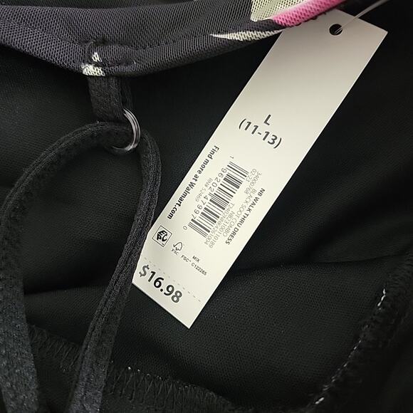 No Boundaries Floral Maxi Romper Sheer Overlay Dress Shorts L Adjustable Straps - Picture 11 of 12